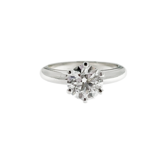 Anello Gazzola Donna Solitario in Oro bianco Diamante Lab Grown 1.51 Ct AN-SER-1.51-LG - AN-SER-1.51-LG